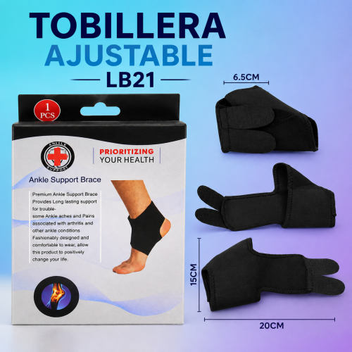Tobillera ajustable 15*20cm. Venta al por mayor LB21
