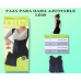 Faja modeladora para mujer con tirantes, diseñada para estilizar la figura, brindar soporte en la zona lumbar y reducir el abdomen, ajustable en tallas S a XL