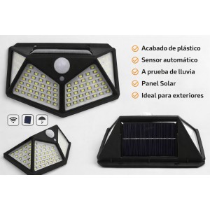Lámpara Solar LED con Sensor de Movimiento para Exteriores por Mayoreo LED-100
