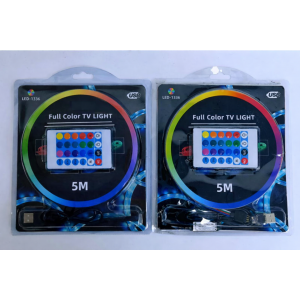 Tira LED para TV 5M con USB y Control – Venta por Mayoreo (LED-1336)