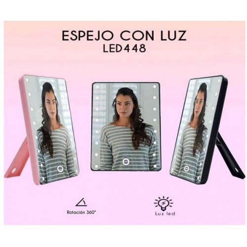 ESPEJO CON LED PARA MAQUILLAJE