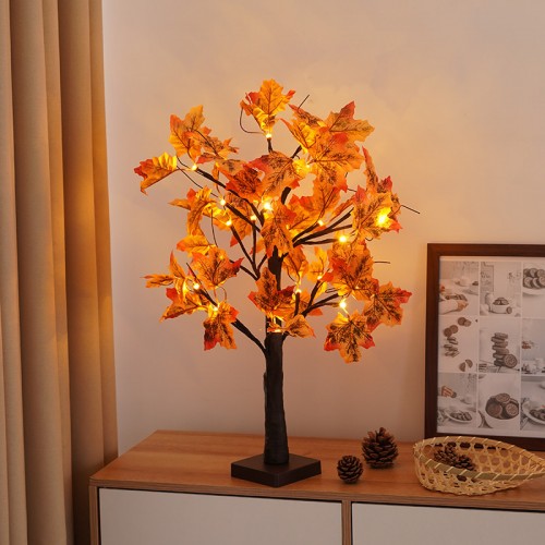 Lampara decorativa en forma de árbol de 60CM CON  24LED /3AA+USB LED759