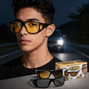 Gafas de visión nocturna específicas para el conductor, gafas de sol especiales para conducir para hombres y mujeres, antirreflejo, luz de carretera 2pzas