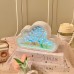 Lámpara nube infinita con efecto espejo 3D y luces LED de colores, ideal para decorar. Venta por mayoreoLJ-0116