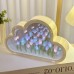 Lámpara nube infinita con efecto espejo 3D y luces LED de colores, ideal para decorar. Venta por mayoreoLJ-0116