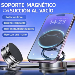 Soporte de teléfono para auto con base adhesiva. Ideal para tablero y uso práctico al conducir. Fácil instalación. Venta por mayoreo LJ-0465
