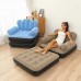 Sillón inflable multifuncional con respaldo y reposapiés, ideal para descanso y lectura, venta por mayoreo LJ-8856