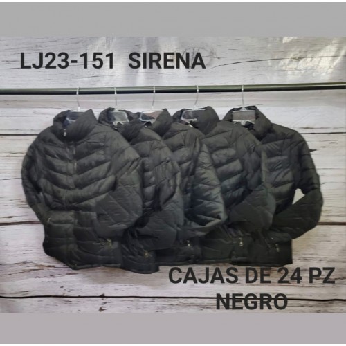 Chamarra color negro LJ23-151