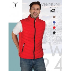 Chaleco térmico para caballero , diseño acolchado sin mangas, ideal para clima frío y uso diario Tallas:Ch/M/G/Ex.  Calidad Premium Venta al por mayor LM24018 