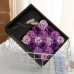 1 juego de caja de regalo de flores hecha a mano estética, con otras decoraciones realistas, 17*27*9.3cm LP127