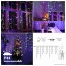 Cortina de luces de cascada multicolor 100 luces LED Multicolor para interiores y exteriores. Venta por mayoreo