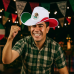 Sombrero decorativo con diseño tricolor y escudo nacional de México. Perfecto para celebraciones patrias, desfiles, fiestas temáticas, venta por mayoreo LU7808 
