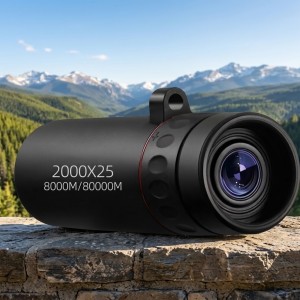 Lente telescópico 2000 × 25 para celular con enfoque de larga distancia, ideal para fotos y videos. Venta por mayoreo