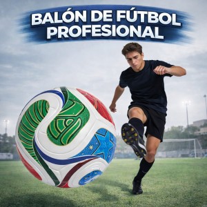 Balón de fútbol profesional multicolor por mayoreo
