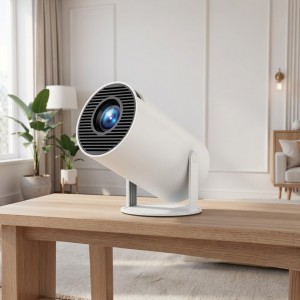 Proyector HY300 de alta definición 1080P con diseño ajustable y control remoto, ideal para películas, videojuegos y presentaciones. Venta por mayoreo