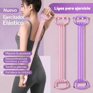 Bandas elásticas de resistencia ideales para ejercicio en casa o gimnasio. Perfectas para tonificar y fortalecer. Venta por mayoreo LX-LL-9928