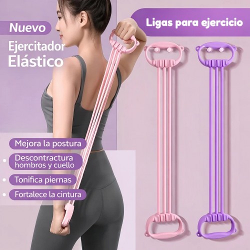Bandas elásticas de resistencia ideales para ejercicio en casa o gimnasio. Perfectas para tonificar y fortalecer. Venta por mayoreo LX-LL-9928
