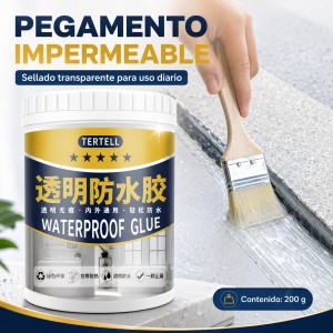 Impermeabilizante siliconado transparente de 200 g ideal para sellado y protección contra humedad. Venta por mayoreo
