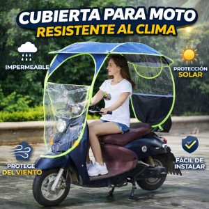 Cubierta para moto tipo sombrilla impermeable protectora por mayoreo