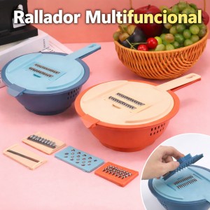 Rallador y Rebanador Multifuncional con Colador por Mayoreo LX2-LM-82