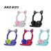 AKZ-K23 Auriculares Bluetooth con oreja de gato LED LY279