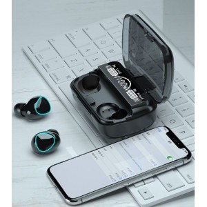 Escucha tu música favorita con total libertad gracias a estos audífonos Bluetooth con estuche de carga inteligente. Diseño moderno, sonido potente y conexión estable, ideales para uso diario, ejercicio o llamadas. Venta al por mayor  LX1-F9