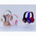 Auriculares inalámbricos bluetooth para niños de astronauta estéreo sonido envolvente (negro rojo/azul rojo/beige/blanco rosado FUNCIONA:BT/TF/AUX/LED) LY389