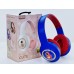 Auriculares inalámbricos bluetooth para niños de astronauta estéreo sonido envolvente (negro rojo/azul rojo/beige/blanco rosado FUNCIONA:BT/TF/AUX/LED) LY389