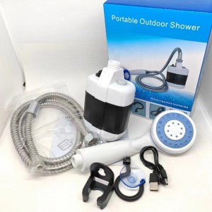 Ducha eléctrica portátil recargable de emergencia, para camping, ducha de viaje, para exteriores al por mayor M-08435