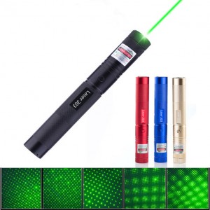 Linterna láser 303 recargable para exteriores 16.1*2.2cm al por mayor M-303