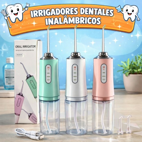 Irrigador Dental Portátil Inalámbrico Recargable por Mayoreo M-9DY-6