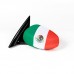 Funda decorativa para espejo retrovisor de automóvil, con diseño de la Bandera de México, ideal para aficionados al fútbol y celebraciones del Mundial 2026. Venta por mayoreo M23929-9