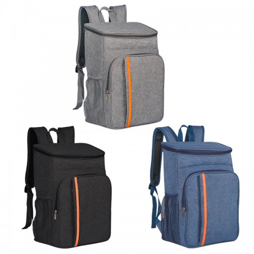 Mochila térmica tipo hielera para alimentos y bebidas, backpack refrigerante con compartimentos aislados, ideal para viajes, picnic, trabajo y actividades al aire libre Venta al por mayor M3-036 