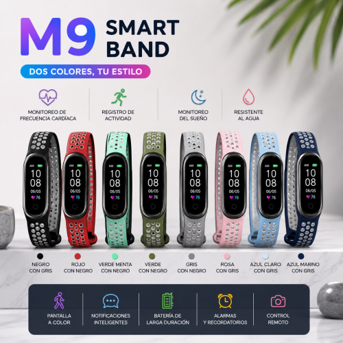 Reloj Electrónico M9 DZB-2334 Bicolor