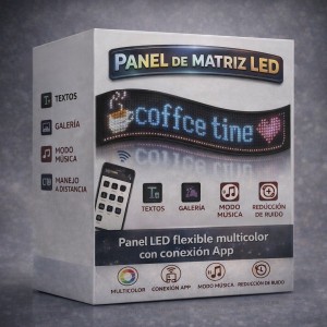 Panel de Matriz LED Flexible Multicolor Programable por Mayoreo MEX-0338