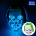 Máscara LED estilo Joker con luces brillantes en ojos y boca. Ideal para Halloween mayoreo MJ-0002