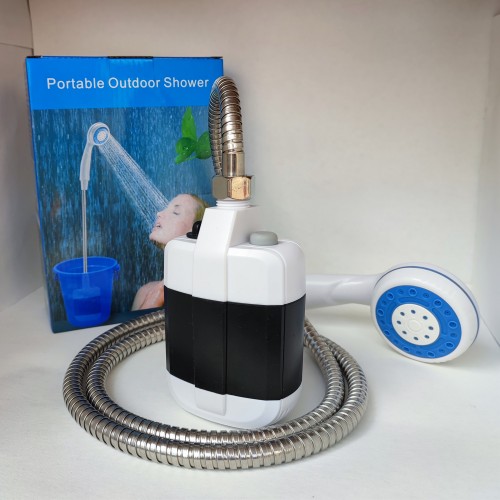 Ducha eléctrica portátil recargable de emergencia, para camping, ducha de viaje 1.5metros mayoreo MP-269