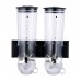 Dispensador doble de pared para alimentos secos con tapa hermética y giro dosificador, ideal para cereales, granos y snacks 1.5 L, venta al por mayo MPG-867