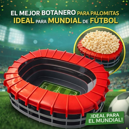 Botanero con diseño de Estadio de Fútbol MUNDIAL-BOT Precio especial