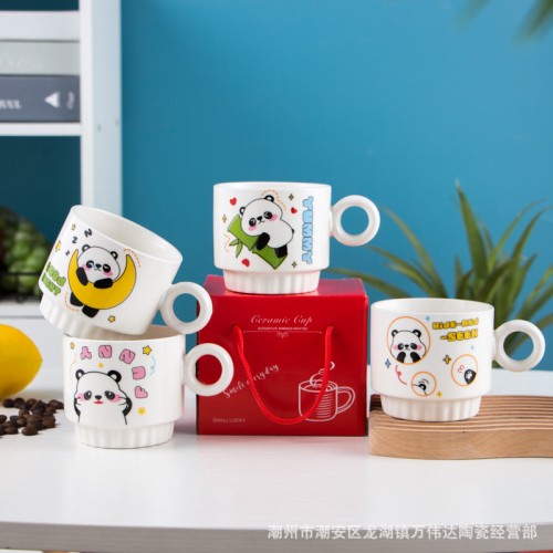 Mini taza de cerámica con dibujos animados al por mayor MOD. MZ-8023