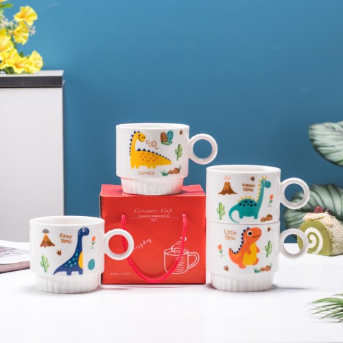 Mini taza de cerámica con dibujos animados al por mayor MOD. MZ-8024