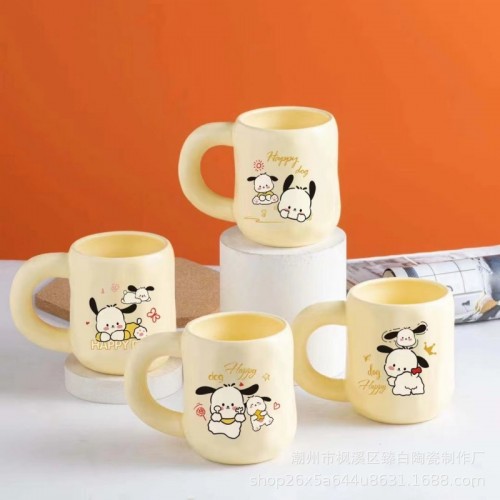 Taza de cerámica de dibujo animado de perrito MZ-8119