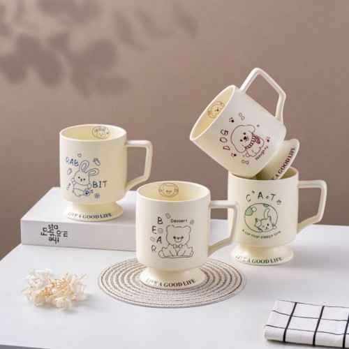 Taza de ceramica de animalitos MZ-8311