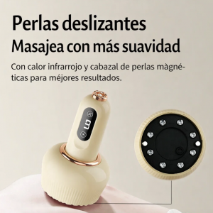 Masajeador corporal con ventosas ideal para relajación muscular. Diseño portátil y fácil de usar. Uso práctico en casa. Venta por mayoreo
