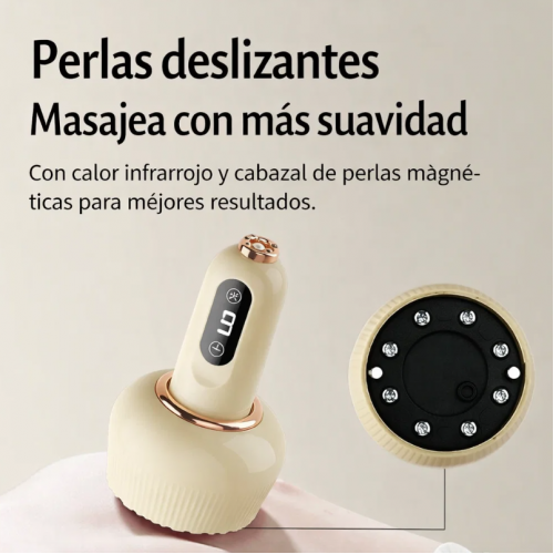 Masajeador corporal con ventosas ideal para relajación muscular. Diseño portátil y fácil de usar. Uso práctico en casa. Venta por mayoreo