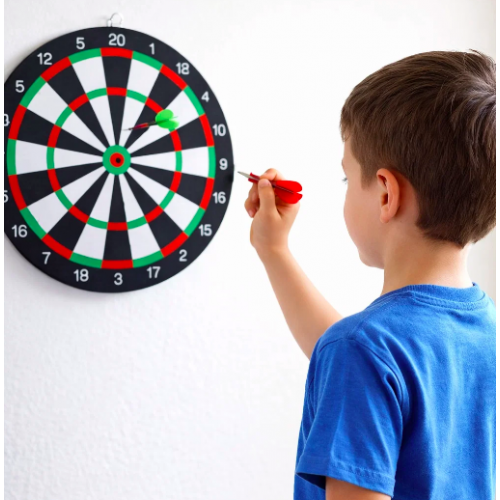 Tablero de dardos con dardos incluidos, diana clásica para juegos de puntería, juego recreativo para niños y adultos, ideal para casa y reuniones Venta al por mayor N2-G070