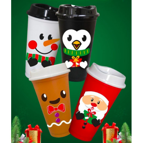 Vaso cafetero navideño 2022