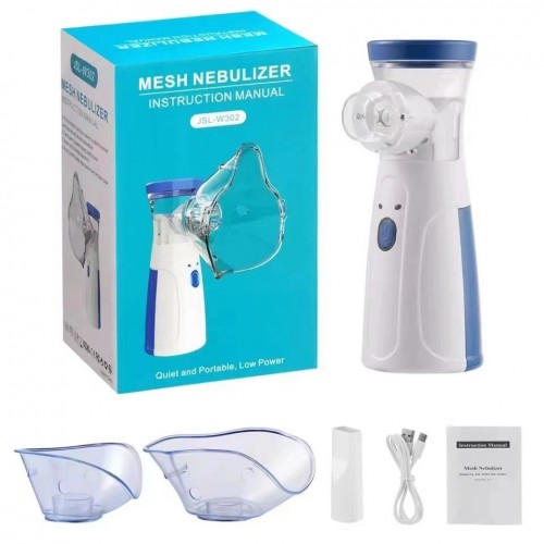 Nebulizador Médico Portátil Recargable para Niños y Adultos 3 Niveles, USB Tipo-C, Mayoreo  W-GSTH2763