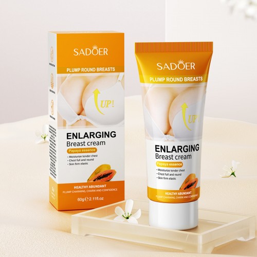 Crema para busto con extracto natural de papaya que hidrata profundamente, mejora la elasticidad de la piel y ayuda a dar una apariencia más firme y redondeada al pecho VENTA AL POR MAYOR. NO.SD81127 