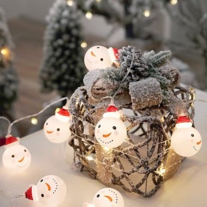  Tiras led de Cortina de luces Colgante en forma de muñeco de nieve  3MTRS 20 LEDS venta al por mayor NOV03- 320